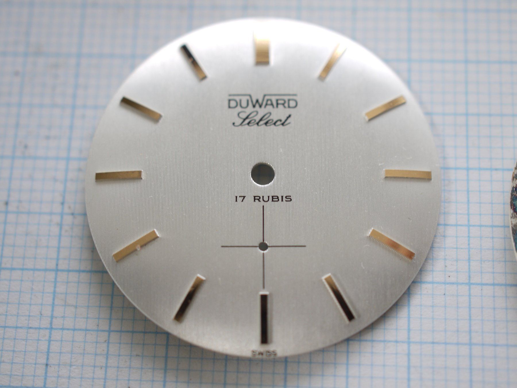 Uhren: Duward Select 17 Rubis 30.4mm Zifferbläter 25 Stück – Gebraucht aus Gross von Retro20 3