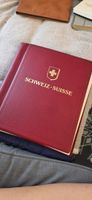 Briefmarken Album Schweiz gemischt gebrauchter Zustand