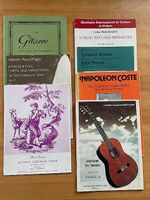7 x Noten für Gitarre und Flöte