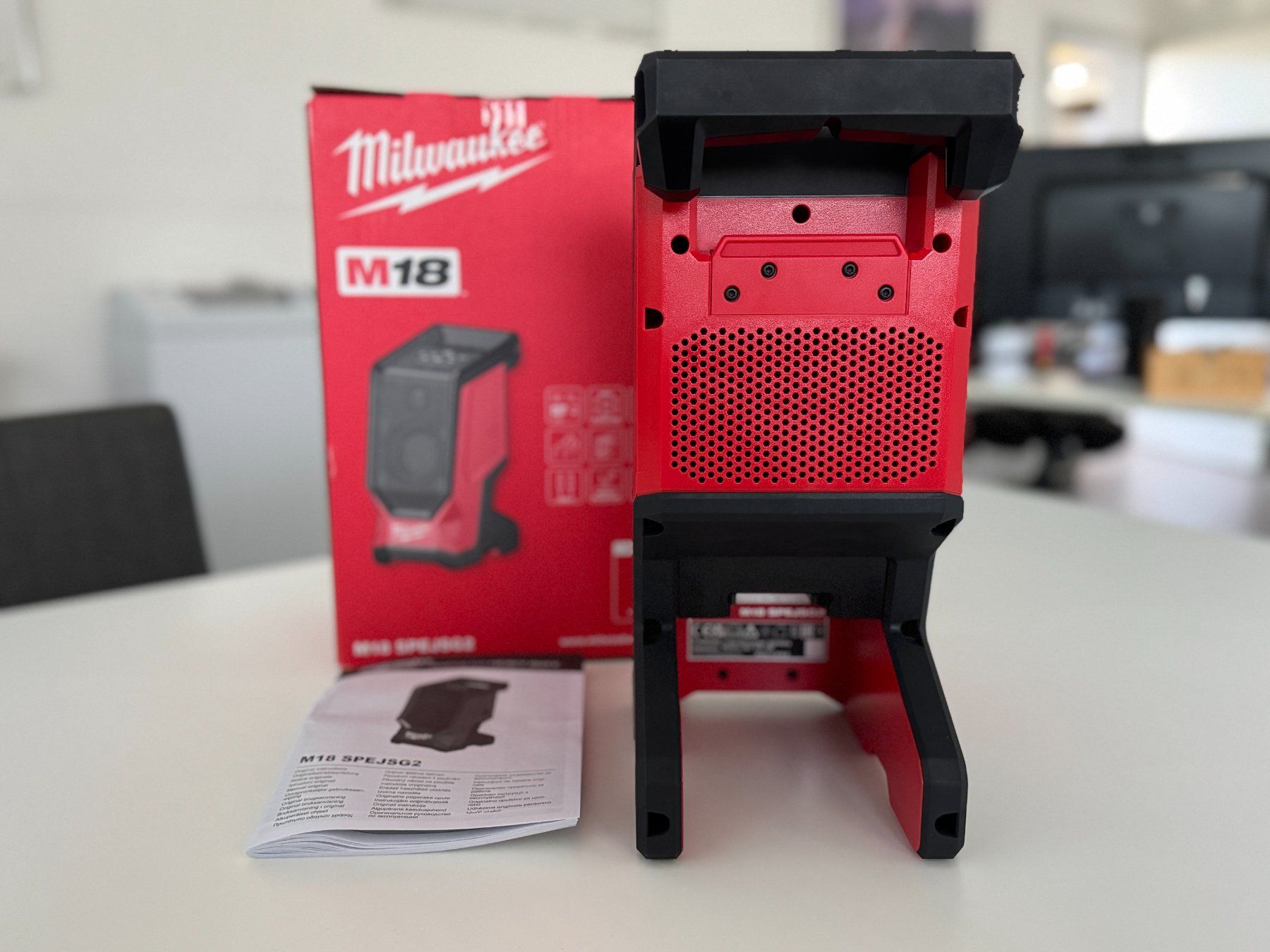 Milwaukee Casse acustiche: Milwaukee Baustellenlautsprecher M18 SPEJSG2 – Nuovo e nell'imballaggio originale da Kriessern venduto da schwedenstahl_fan 3