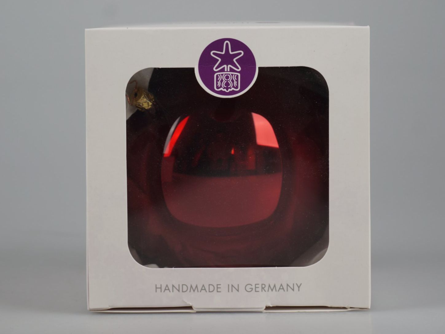 Tutte le decorazioni: 3x INGE-GLAS Weihnachtskugel Imperialrot Glanz 5" – Nuovo (secondo la descrizione) da Rüti ZH venduto da Restwert_Rueti_ZH 1