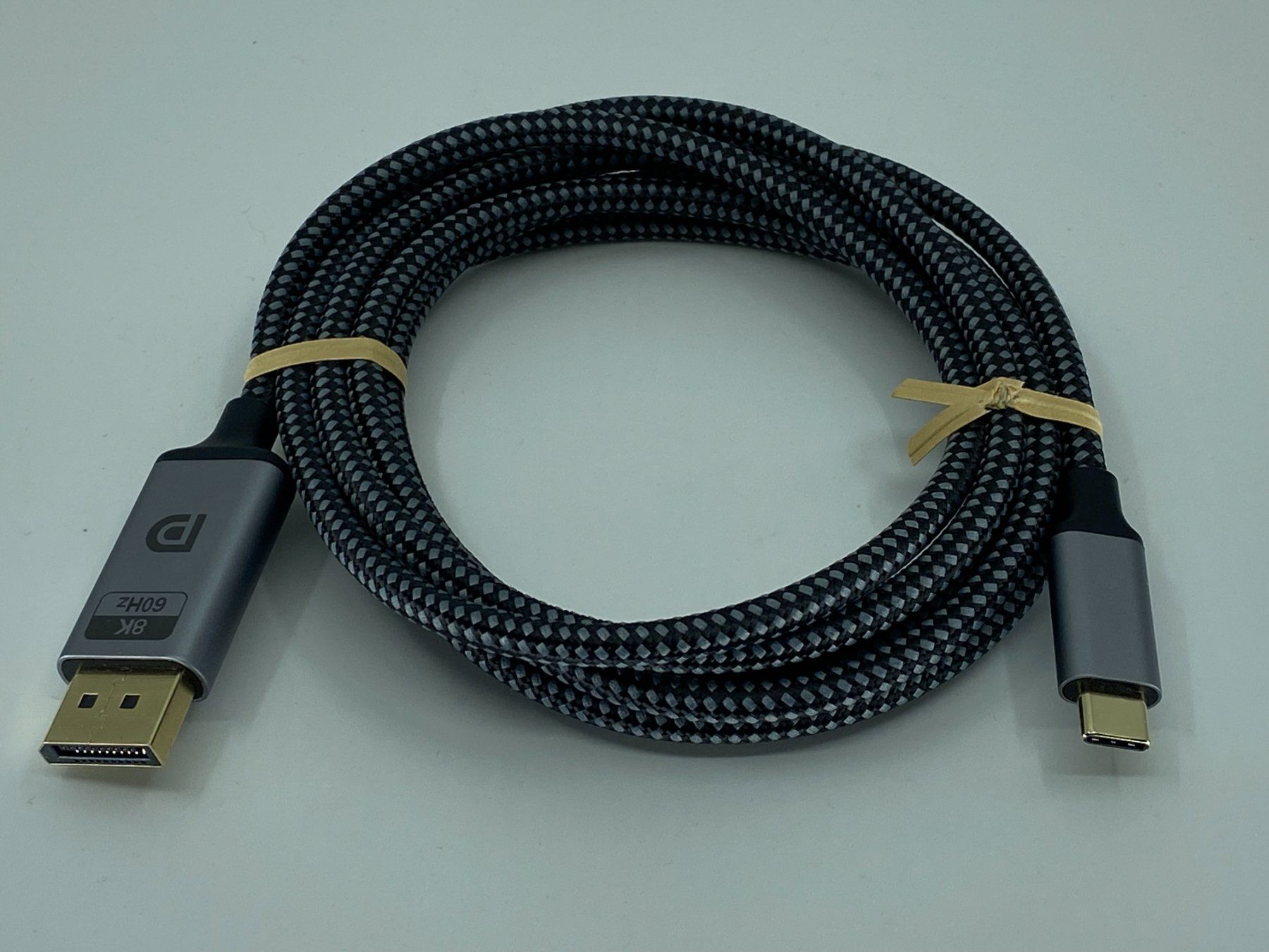 Cavi: 1x Kabel USB Type-C - DisplayPort, 2 m - NEU – Nuovo e nell'imballaggio originale da Langwiesen venduto da Restposten-24 1