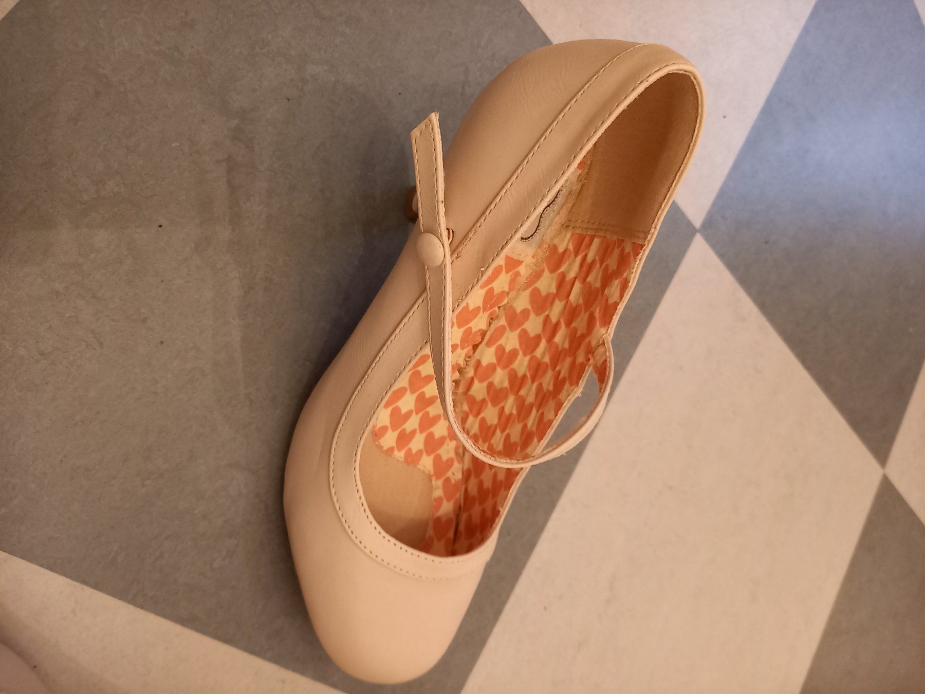Scarpe da donna: Pumps in Beige look 50er – Nuovo (secondo la descrizione) da Basel venduto da bobbylein 4