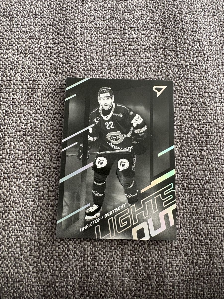 Sportzoo Sammelbilder & Trading cards: Sportzoo Lights Out Cristoph Bertschy – Neu (gemäss Beschreibung) aus Bellinzona von spa_69zv