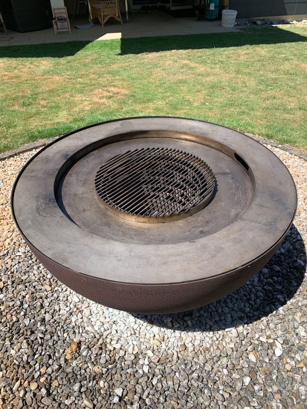 Cheminée d'extérieur: Grill-Feuerschale 100cm ***SCHNÄPPCHEN*** – D'occasion à Waldkirch par kanada015 1
