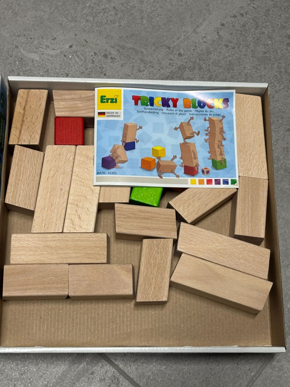Baukästen: Tricky Blocks Erzi Jeu de construction en bois – Gebraucht aus Salvenach von gwenwywar 1