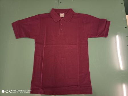 Polo Shirt M&S Mode dunkelrot Grösse S neu