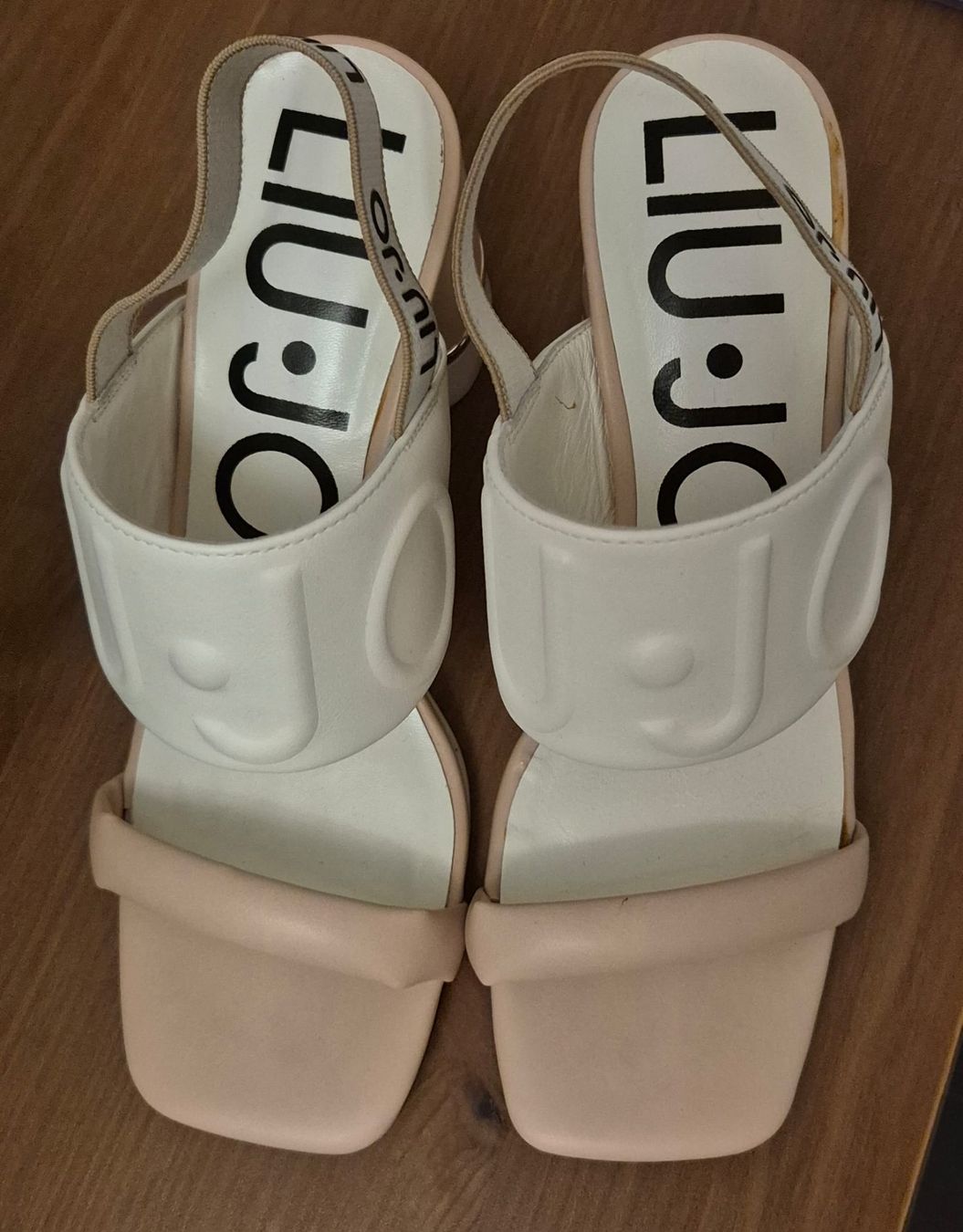 Liu Jo Scarpe da donna: Liu Jo, taille 38, Sandales à talons hauts et maxi logo – Nuovo (secondo la descrizione) da Vevey venduto da sil_qz5h