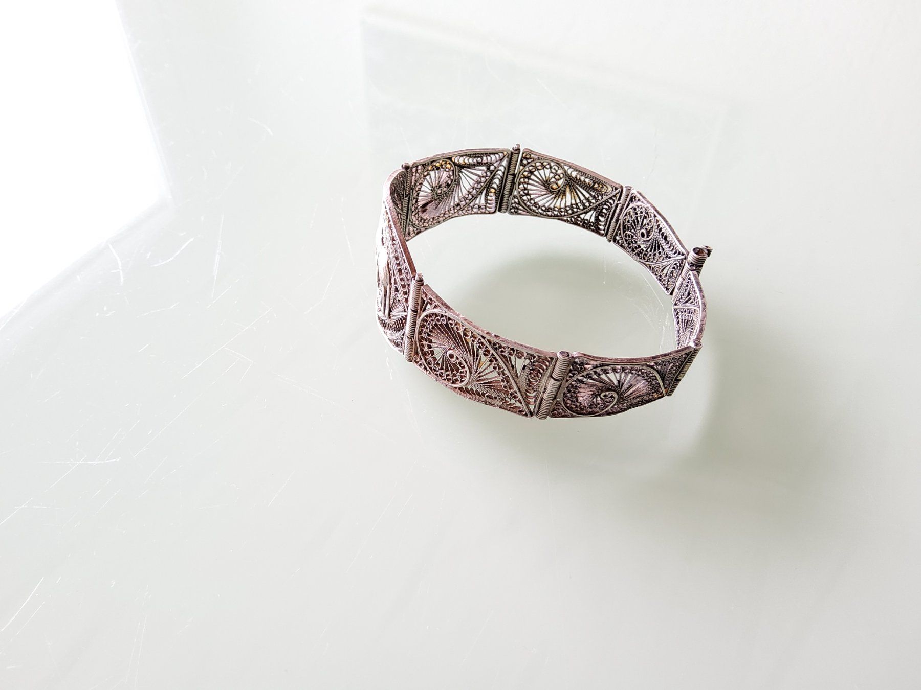Bracciali & Braccialetti: Ancien bracelet en argent filigrane  – Usato da Malleray venduto da Broc-Mo 1