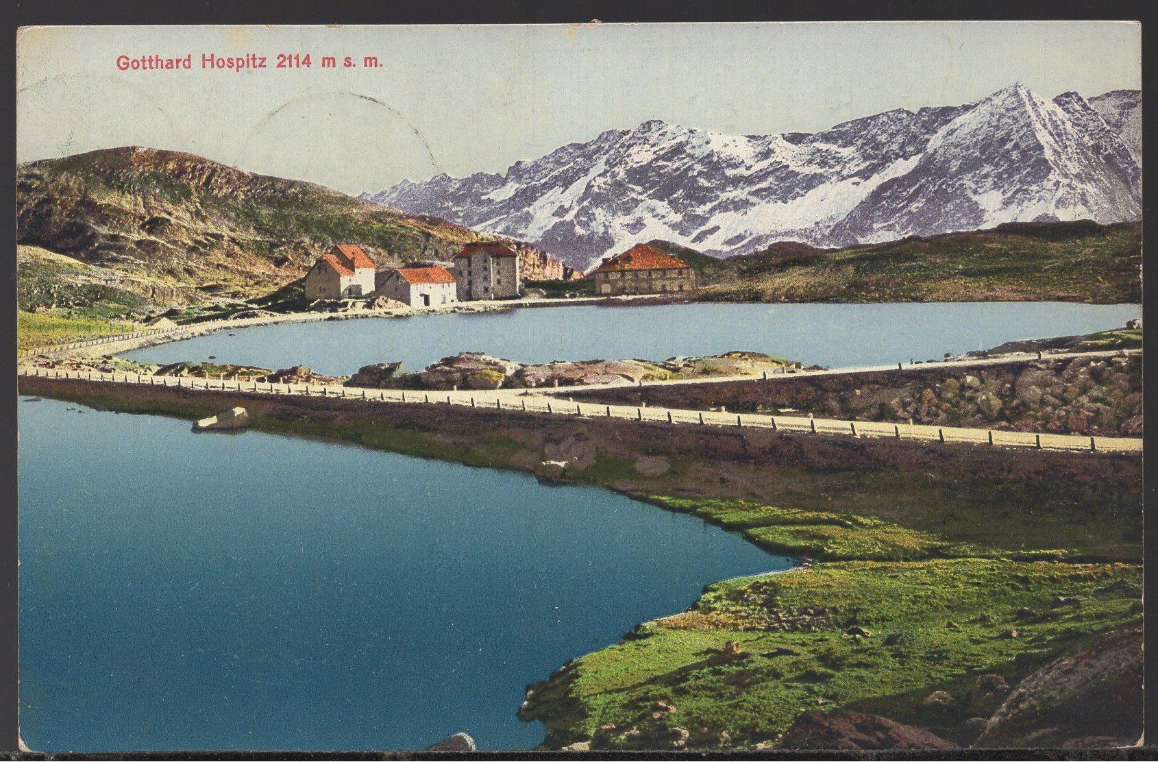 Cartoline postali: Gotthard  Hospitz  1913 – Usato da Aarau venduto da kufi44