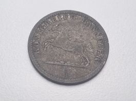 🇩🇪 Hannover 1 Groschen 1858 B Silver