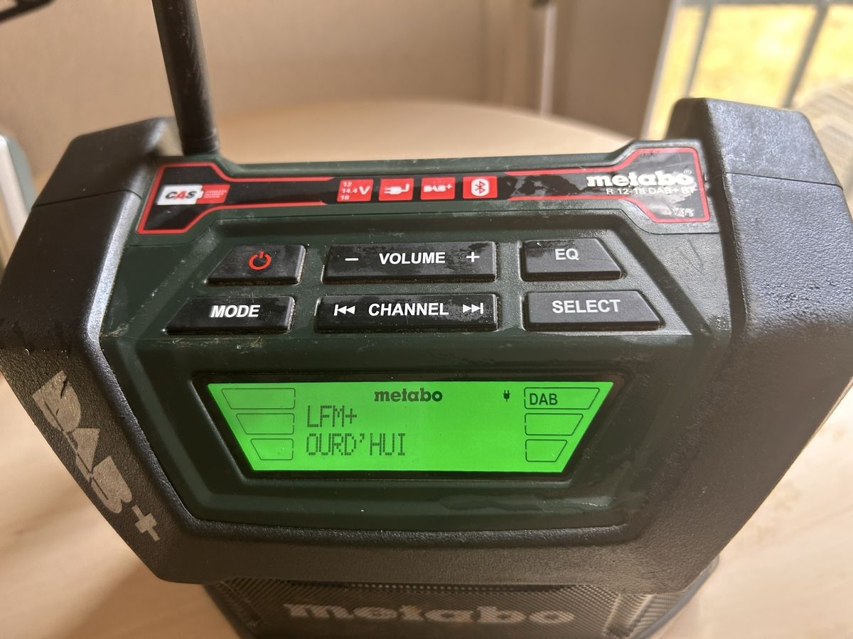 Metabo Radios: Radio de chantier DAB+ – Gebraucht aus Neuchâtel von zib_lzs8 1
