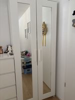 BRIMNES Kleiderschrank 2-türig, weiß, 78x50x190 cm