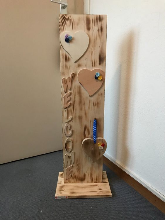 Selbstgemacht Welcome aus Holz | Kaufen auf Ricardo
