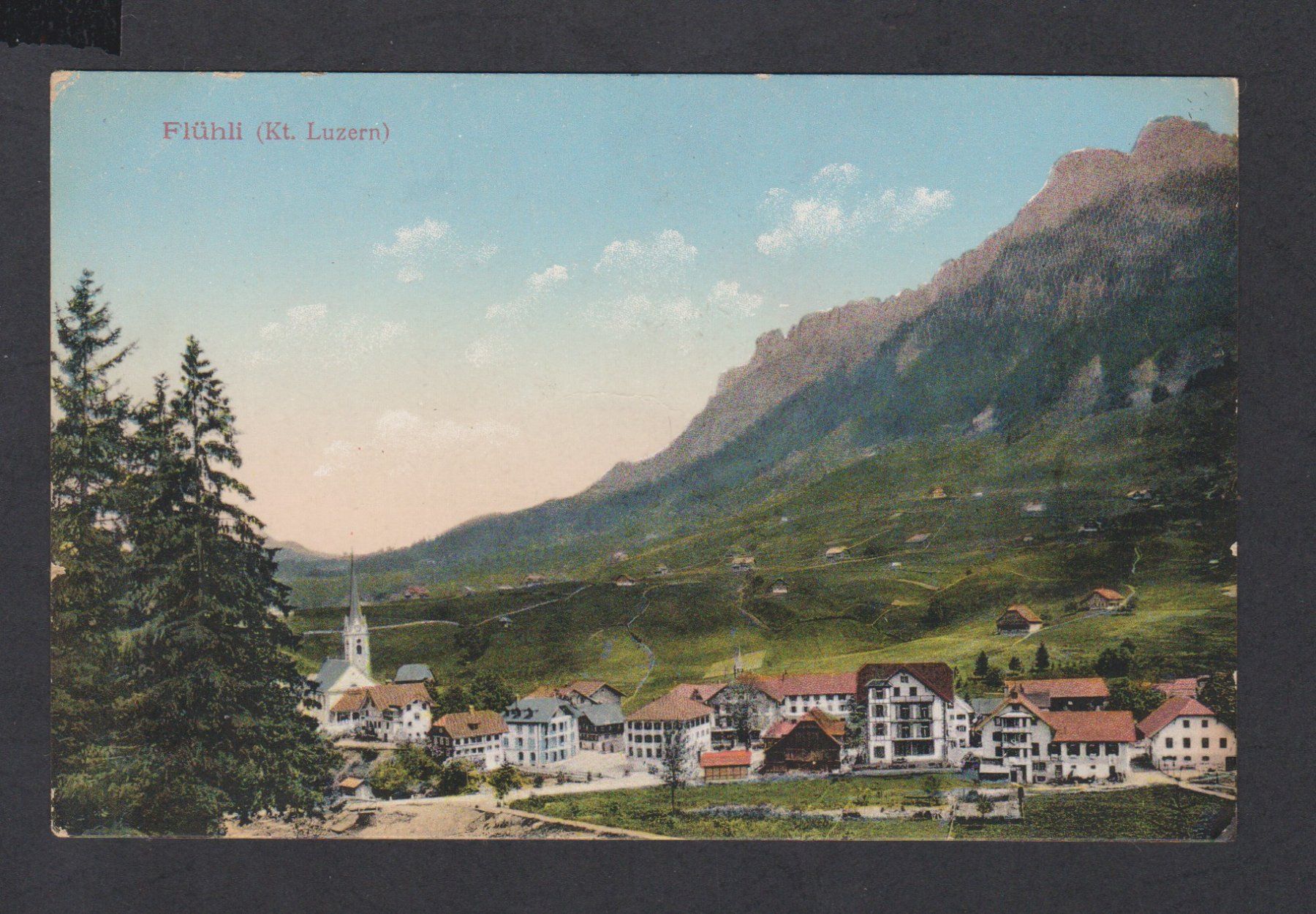 Cartoline postali: Flühli  LU   :   alte Ansichtskarte** – Usato da Vitznau venduto da Ropaku