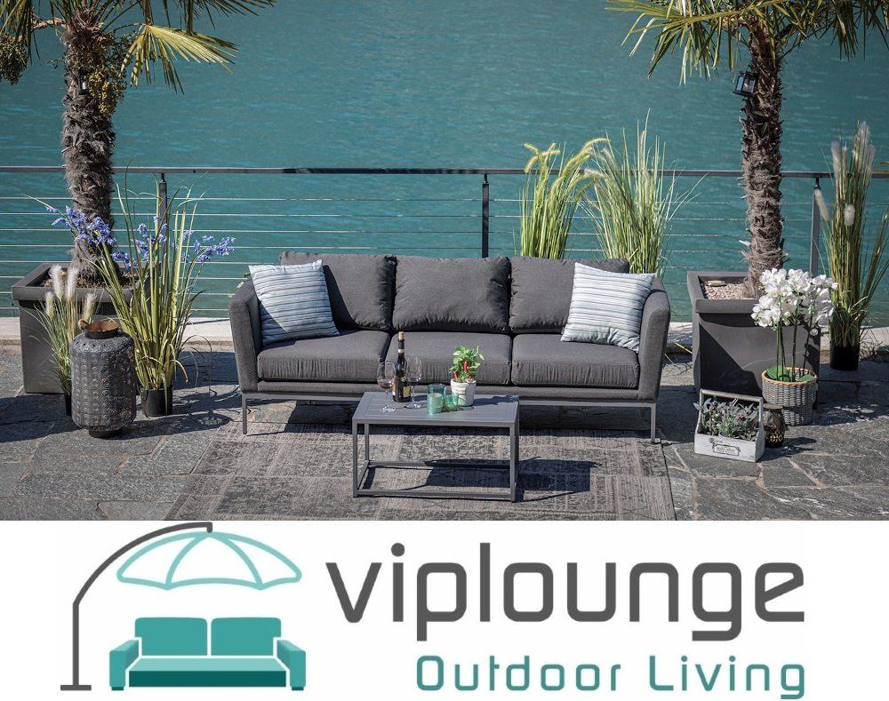 Viplounge Divani: 3er Gartensofa Sunbrella anthrazit – Nuovo e nell'imballaggio originale da Uznach venduto da viplounge 1