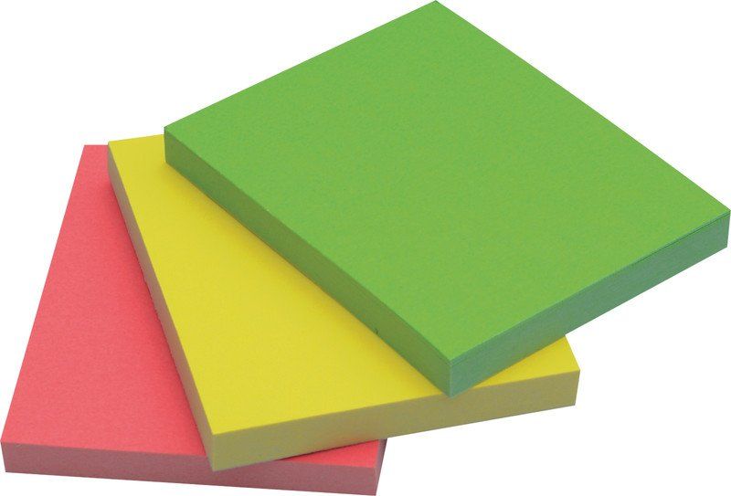 Blocchi: Q-CONNECT® Haftnotizen Quick Notes 3 Neonfarben sortiert – Nuovo e nell'imballaggio originale da Oensingen venduto da Liquidations-Shop