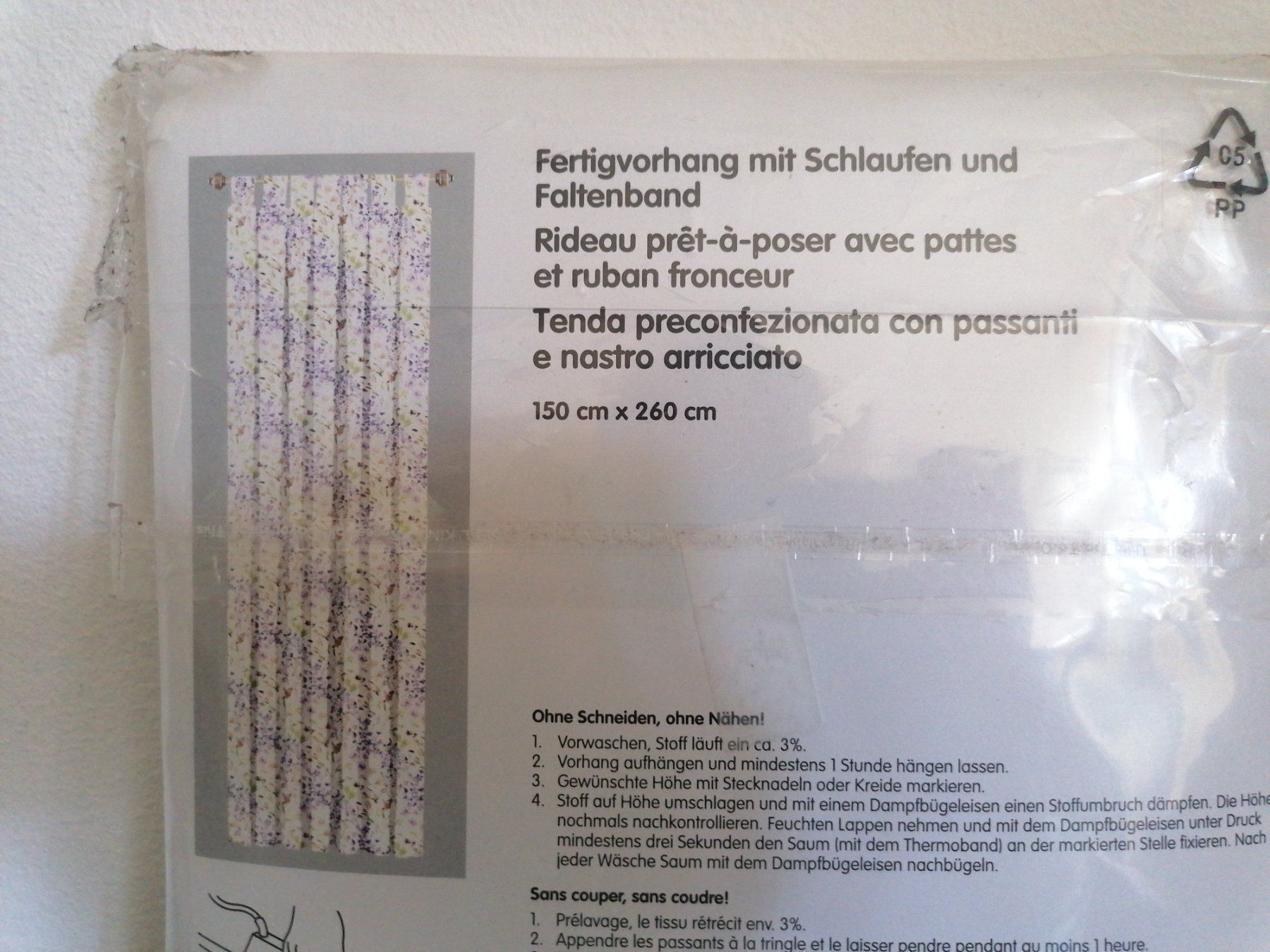 Micasa Tende: Vorhang Micasa Alison 150x260 cm 2 Stk. – Nuovo e nell'imballaggio originale da Bäch SZ venduto da Swissy46 7