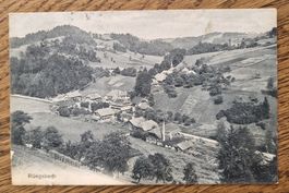 Rüegsbach, Sägerei Schär 1922,. n. Wynigen z.Julia Graf-Aebi