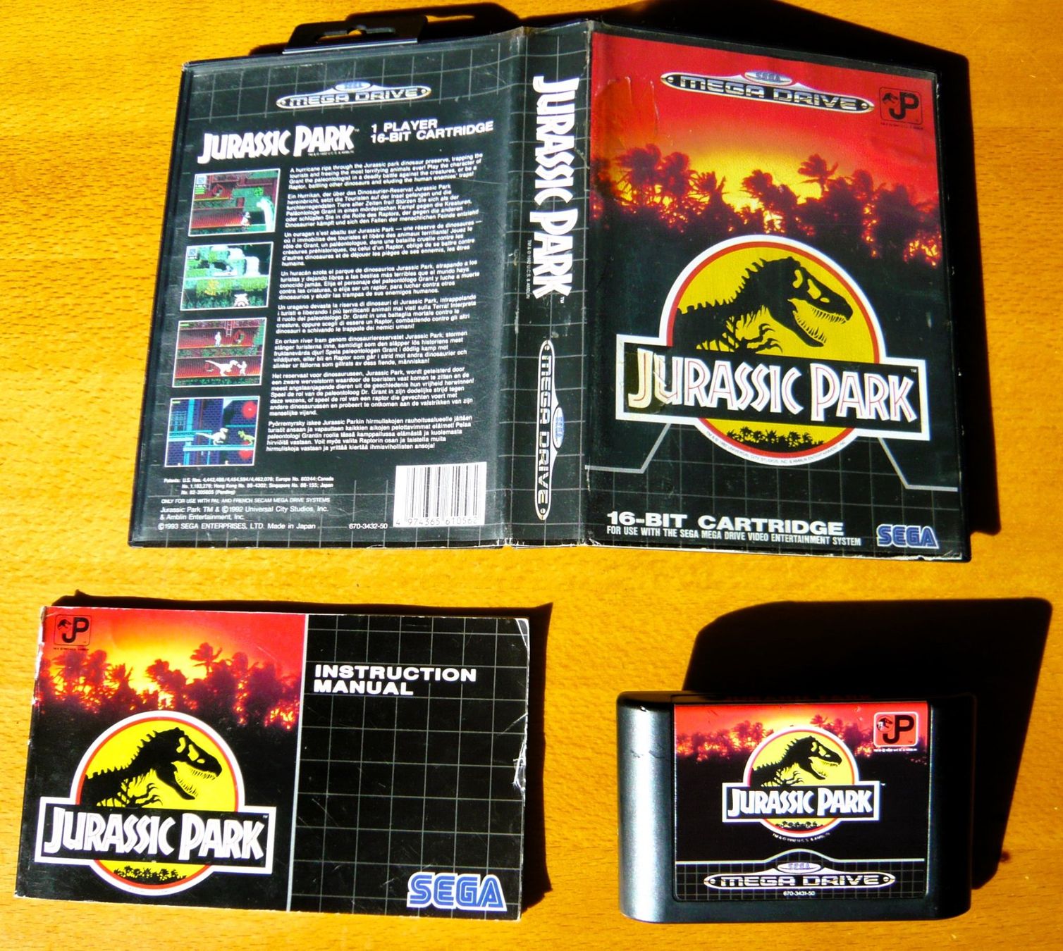 Sega Giochi: Mega Drive: Jurassic Park, 1992, CIB – Difettoso da Onex venduto da Jaguar1986 1