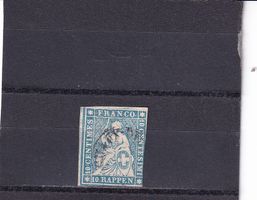 Sitzende Helvetia 1856-57: Nr. 23C
