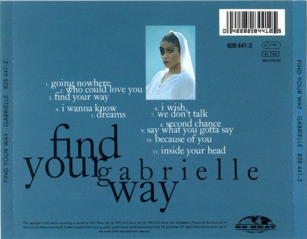 CD: CD Gabrielle - Find your way (1993) – Usato da Möriken AG venduto da mineralia 1