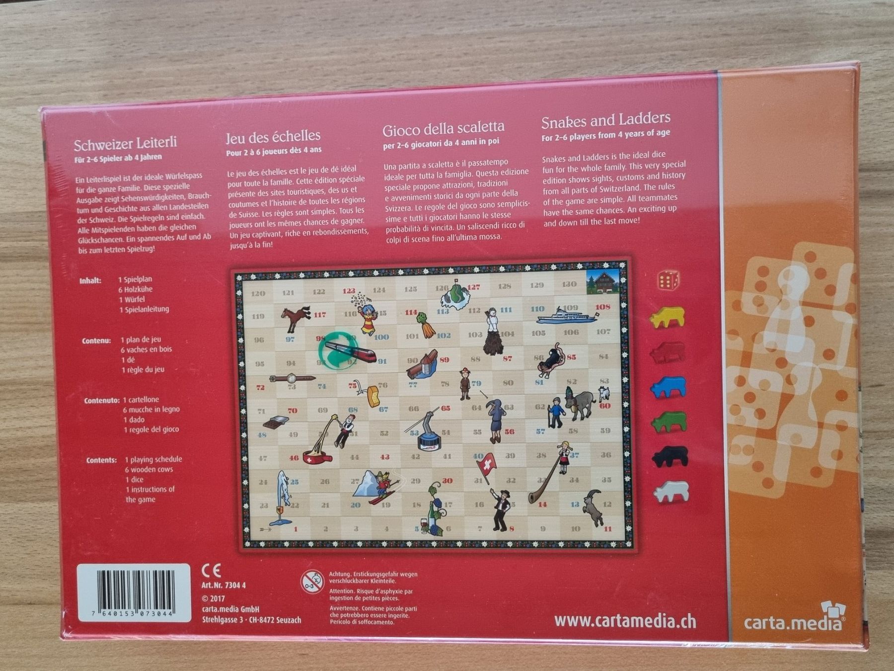 Giochi: Schweizer Leiterspiel Brettspiel neu & originalverpackt – Nuovo e nell'imballaggio originale da Weite venduto da Nur63 2