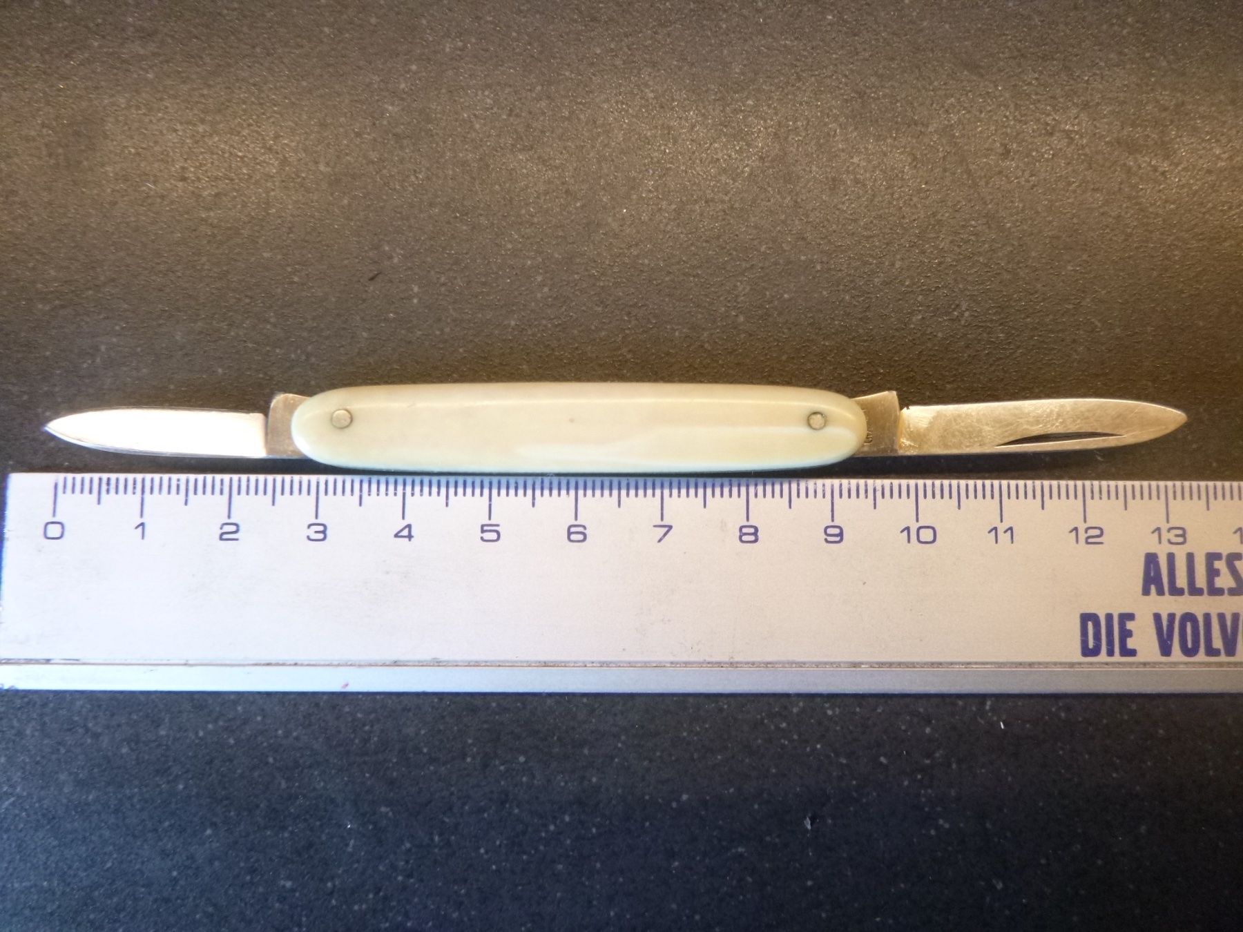 Coltelli tascabile: Inoxyd-Taschenmesser mit Bein-Griffschalen – Usato da Freudwil venduto da Traktor57