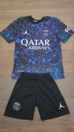 Fussballtrikot PSG Messi Kinder Grösse 140