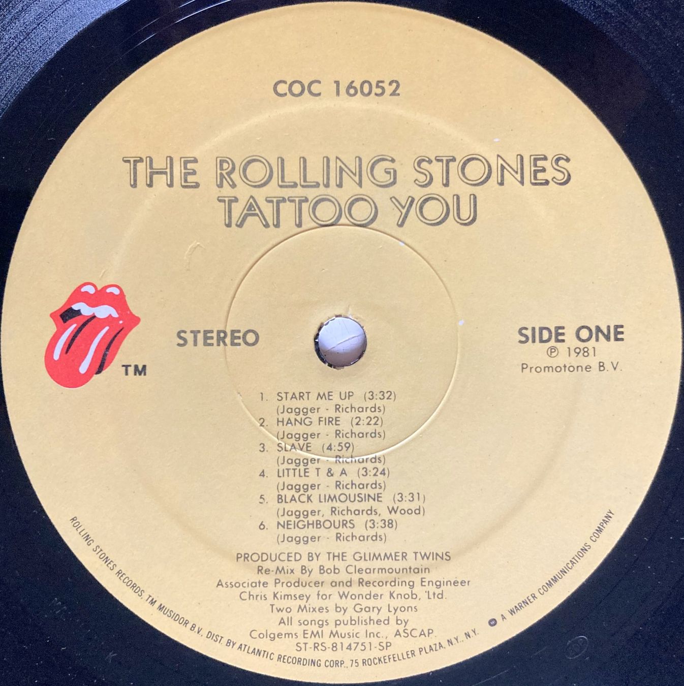 Vinyles: ROLLING STONES - TATTOO YOU – D'occasion à Bottens par hotter-than-hell 3