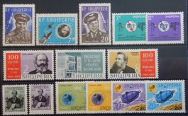 Albanien Lot mit guten Werten und Sätzen ** 1955/65 Lot IV