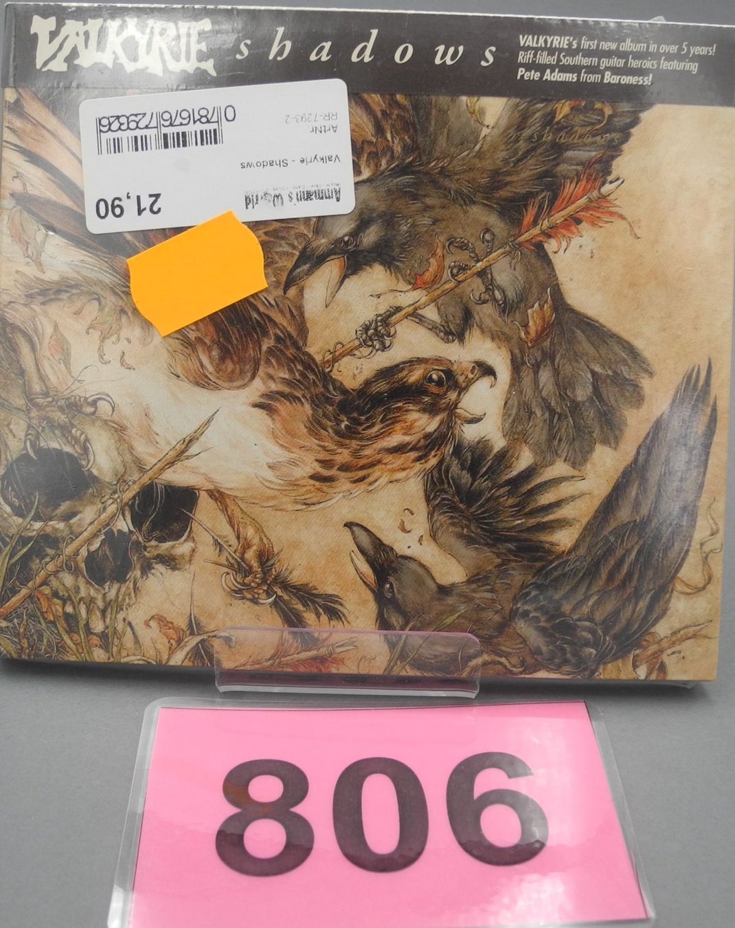 CDs: CD Valkyrie "Shadows", Nr. 806 – Neu und originalverpackt aus Kottwil von Crazyrolf