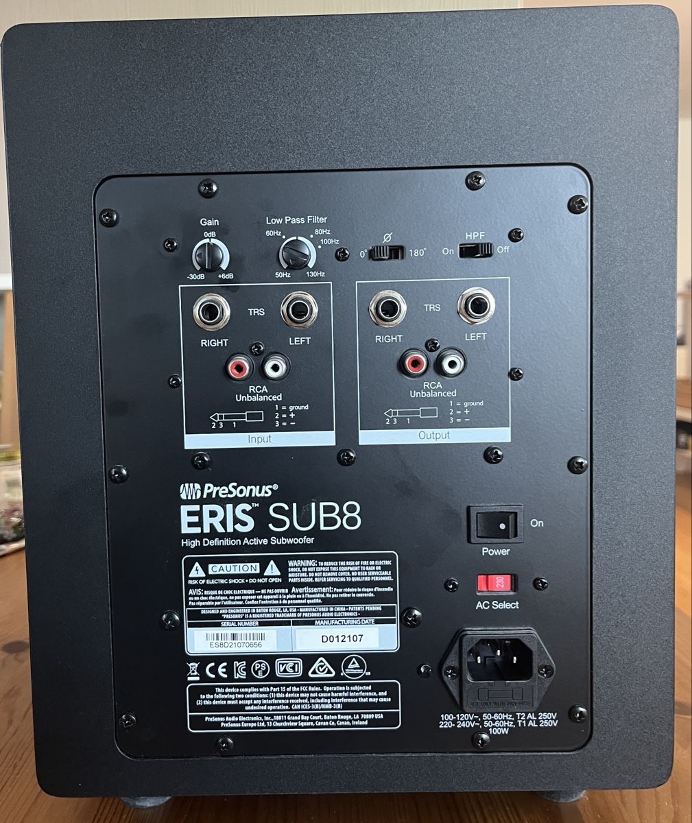 PreSonus Lautsprecher: PreSonus Eris E5 + Sub8 – Gebraucht aus Zug von metebalci 3