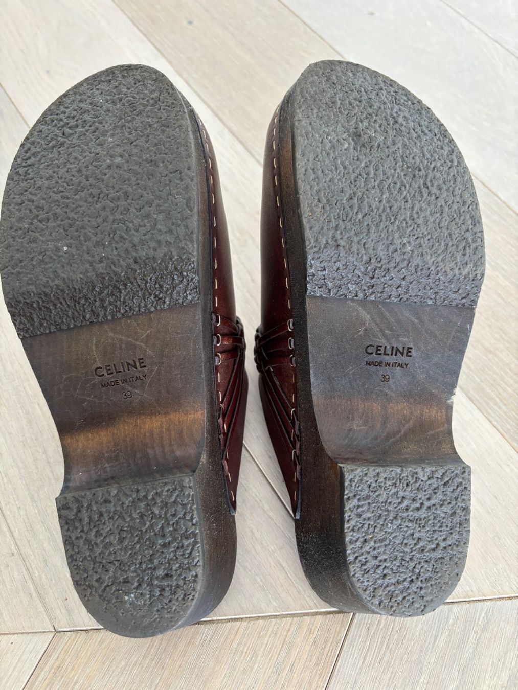 Celine Scarpe da donna: Celine Damen clogs Leder braun Grösse 39 – Usato da Kloten venduto da mybestbrands 8