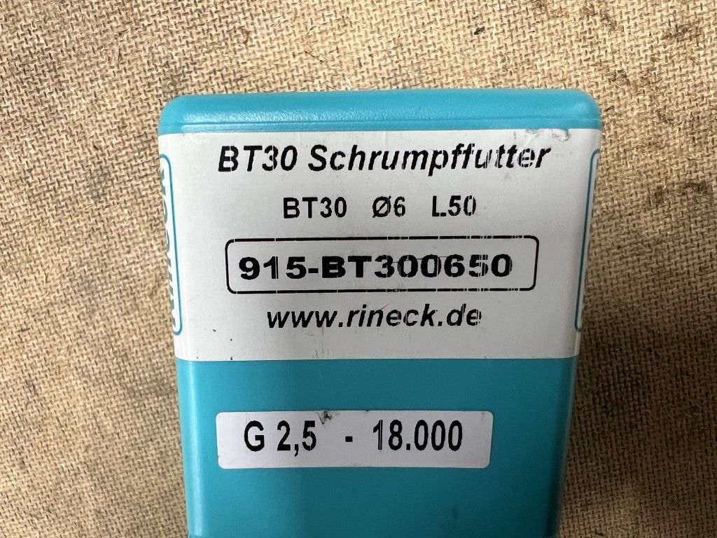 Attrezzi per industria metallurgica: Rineck BT30 6 x 50 Schrumpffutter – Usato da Zuchwil venduto da dragosmd-maschinen 4