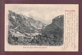 HEIMWEHFLUH - Eiger - Mönch - Jungfrau - RELIEF - 1903
