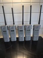 6 Funkgeräte Ascom SE 110 VHF mit Ladestation und Netzteil