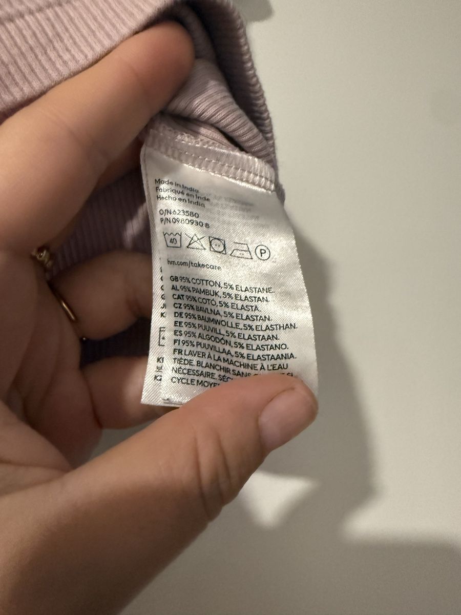 H&M T-Shirts: Damen Shirt H&M Basic Grösse L Rosa  – Gebraucht aus Basel von pau_8zcp 2