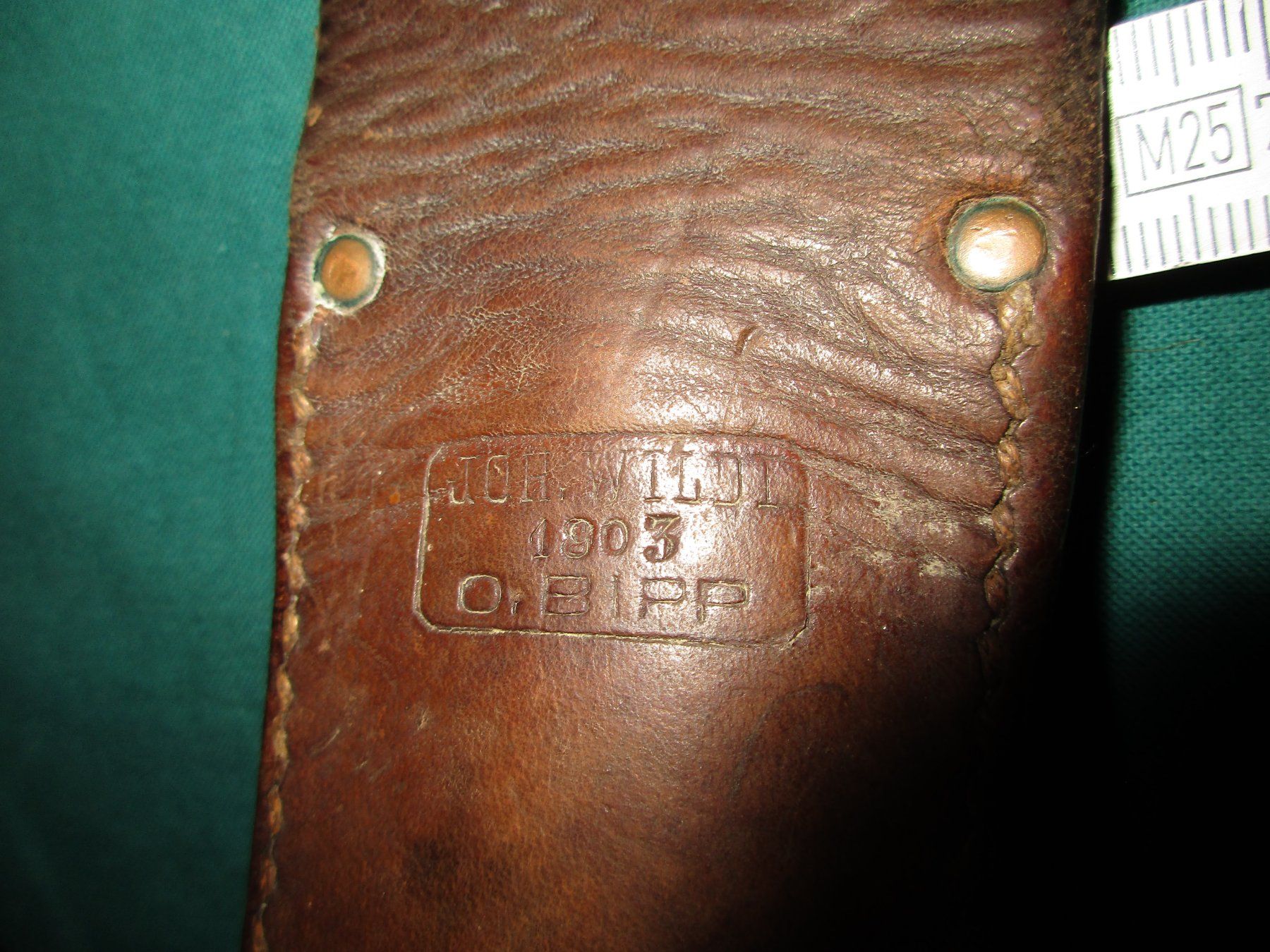 Schweizer Armee Stichwaffen: Bajonetthalter 1903 (8) – Gebraucht aus Bowil von vifi01 3