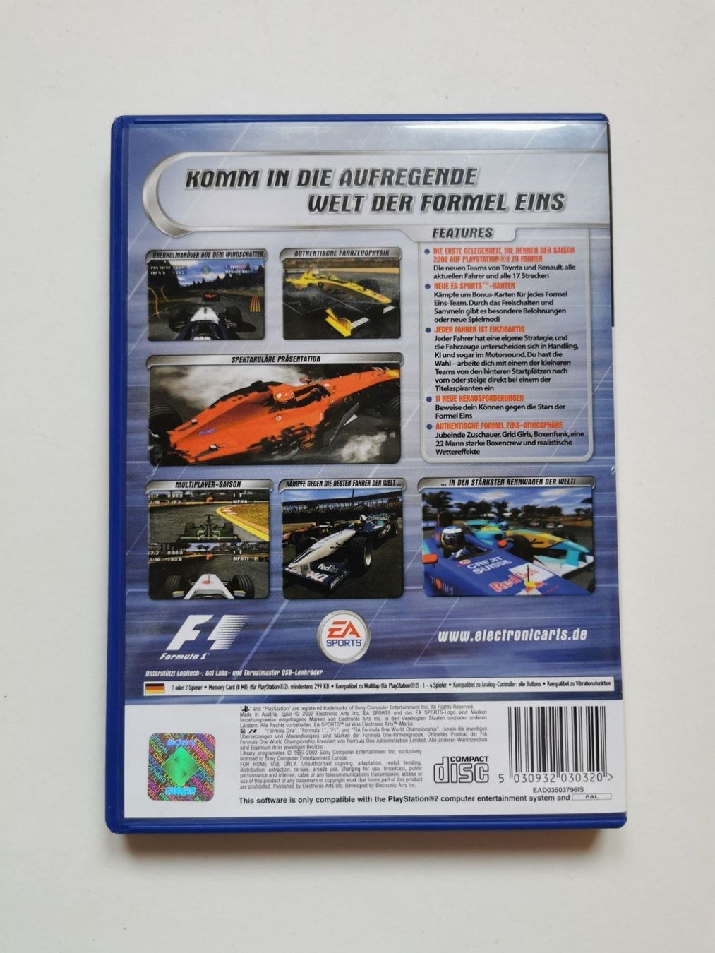 Sony Giochi: Ps 2 - F1 2002 – Usato da Lenzburg venduto da eyworld 2
