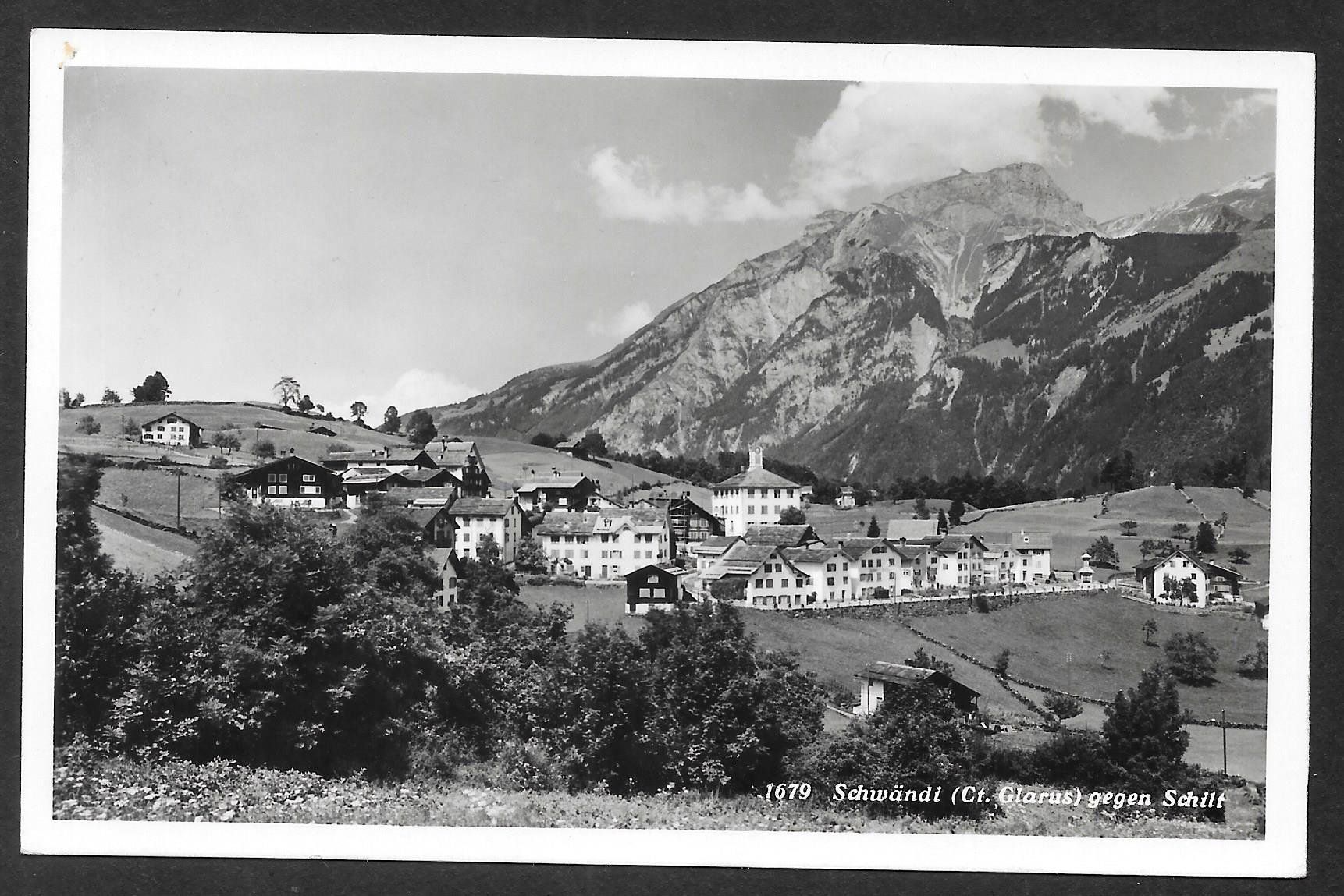 Cartes postales: Schwändi Teilansicht gegen Schilt – D'occasion à Olten par clotaldi