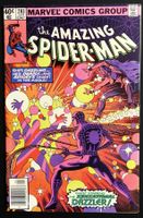 AMAZING SPIDER-MAN #203 WITH DAZZLER NEWSTAND MARVEL 1980‪
