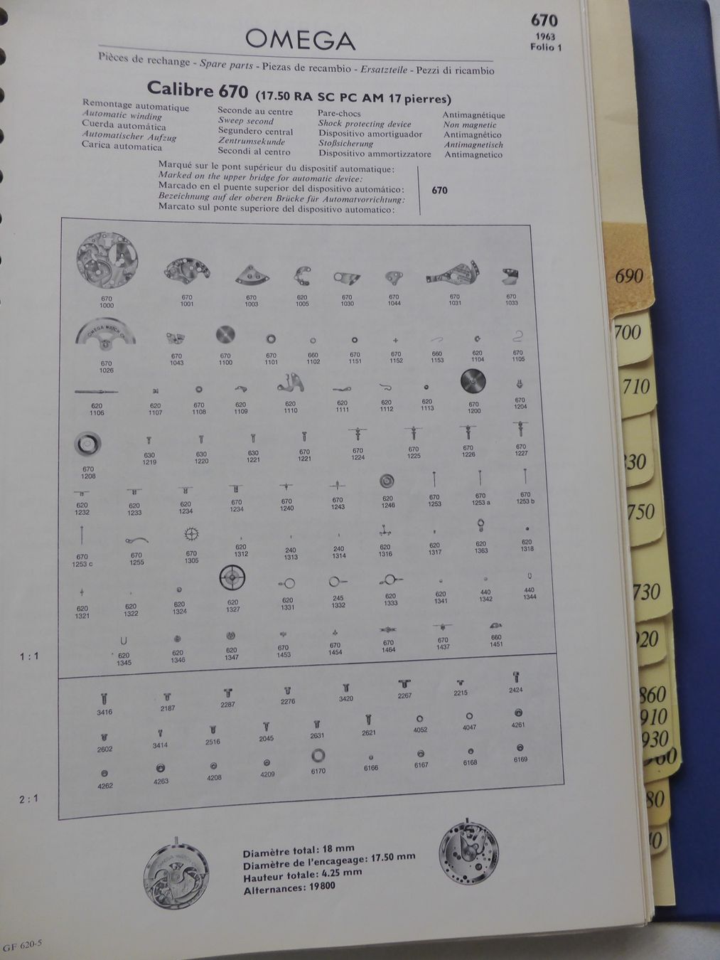 Omega Uhren: OMEGA Handbuch über Fournitouren – Gebraucht aus Gonten von luegemol 3