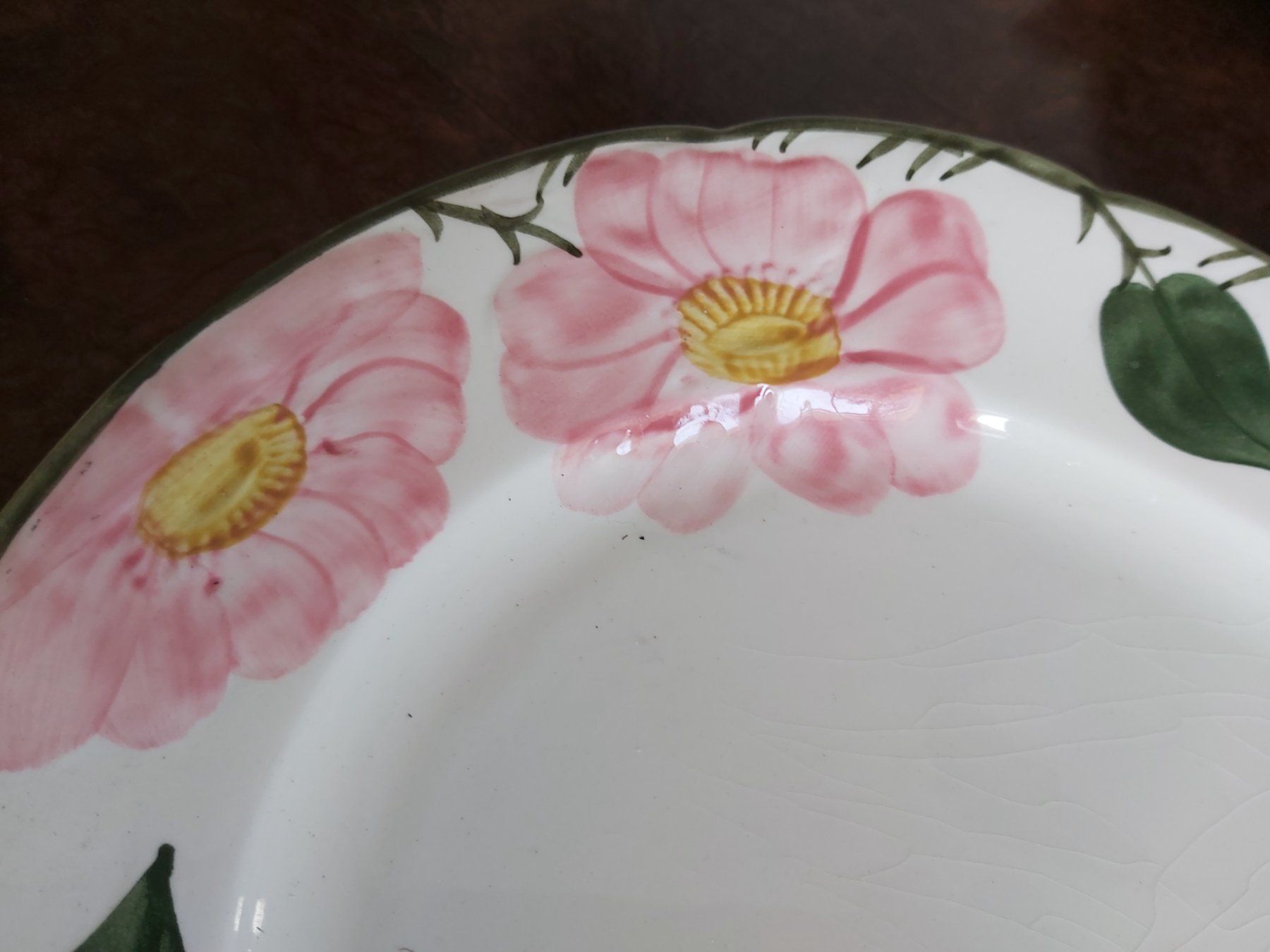 Villeroy & Boch Piatti di portata: Wunderschöne Vintage Servierplatte Wildrose 40cm – Usato da Bern venduto da aronari 4