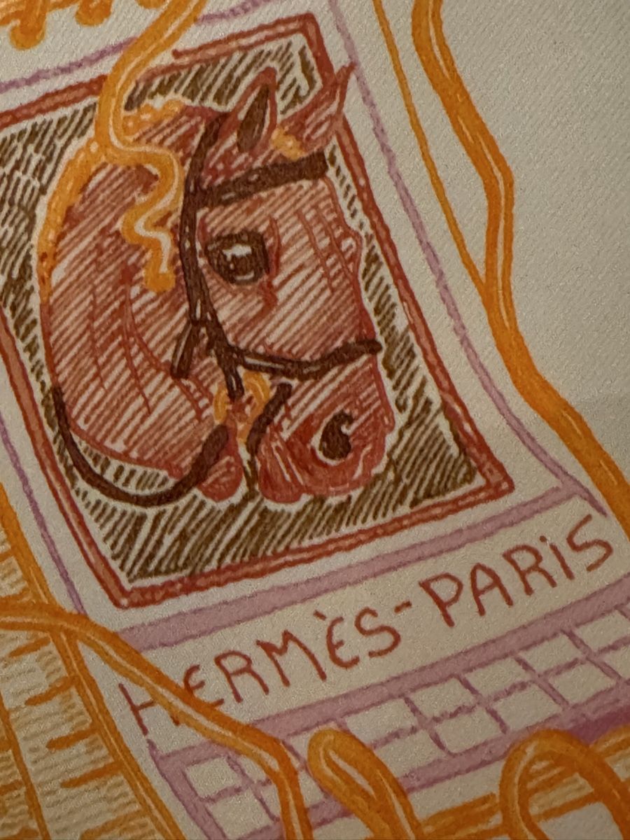 Hermès Foulard & Sciarpe: Hermès carré 90 neuf Chevaloscope – Nuovo e nell'imballaggio originale da Genève venduto da Allisgood 2