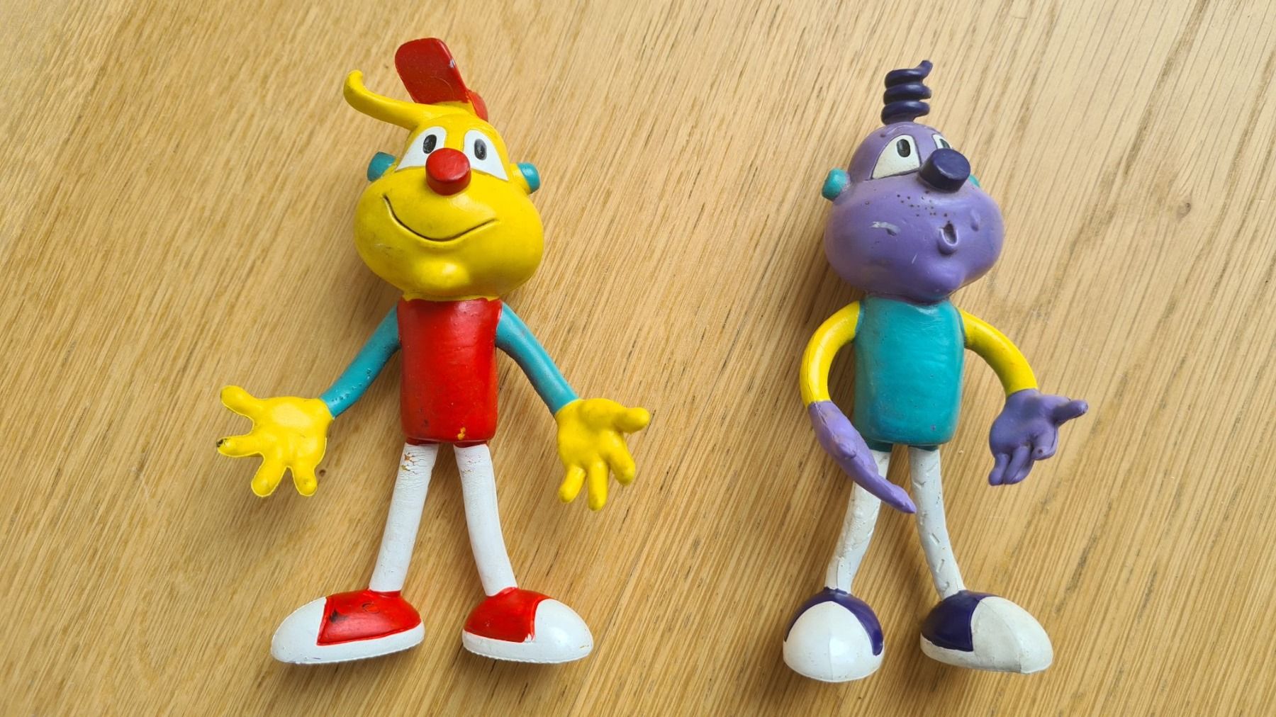 Bullyland Figurines: Vintage Figuren IZE Strom Glühbert & Wolfram 90er – D'occasion à Winterthur par stufaphi 1