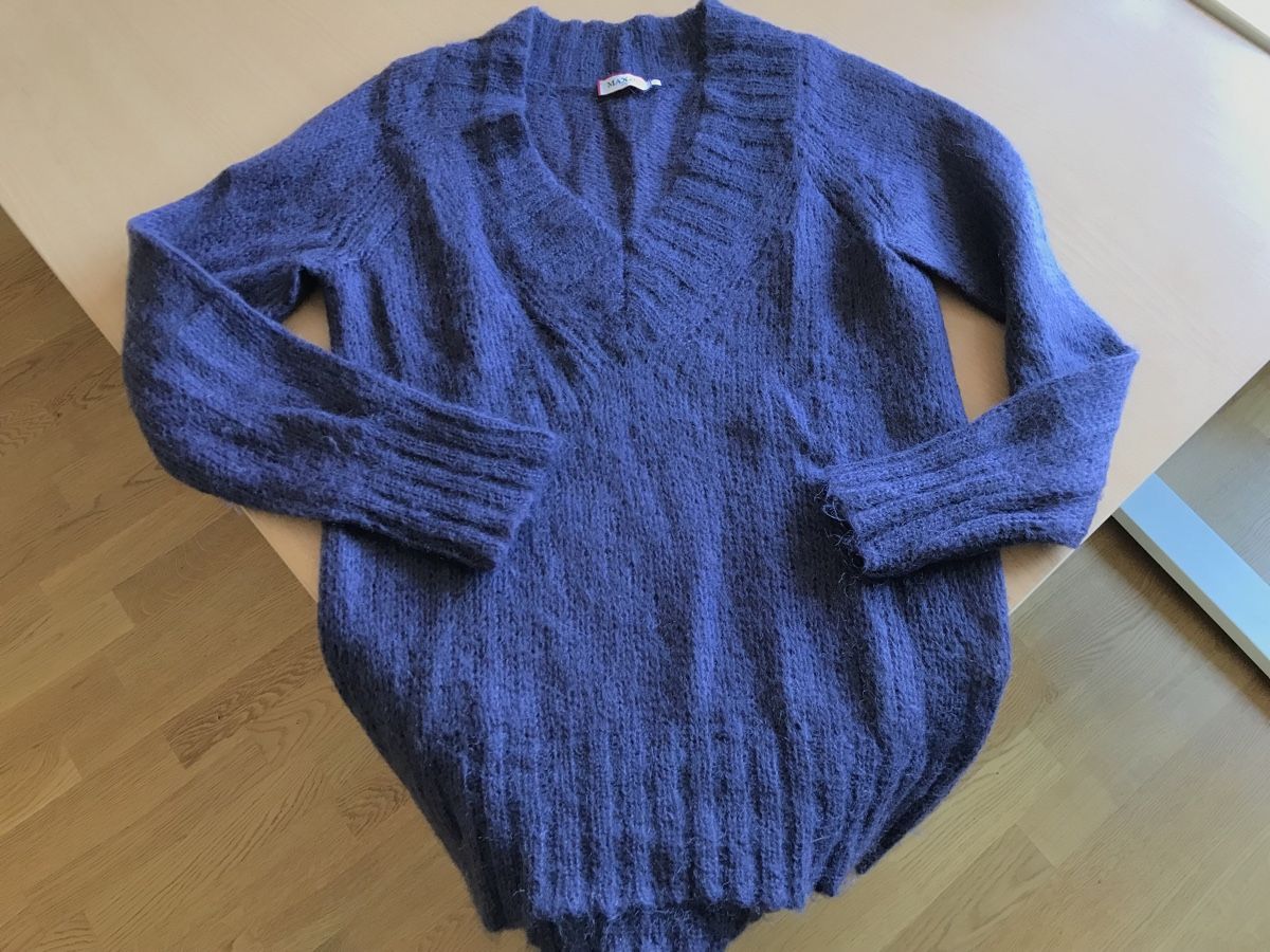 Max Mara Maglioni & Felpe: Pull Max&Co. mohair et polyamide, Taille S, violet – Usato da Morges venduto da sandy069 2