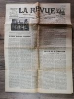 Vieux journal "La Revue" du 11 Janvier 1935