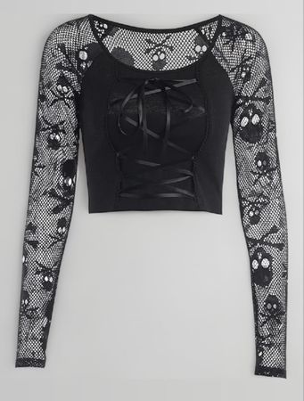 Gothic Long Sleeve Top