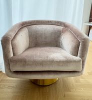 Jonathan Adler Drehbarer Sessel (Bacharach Swivel Chair)